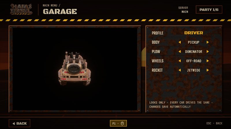 The garage: pickup