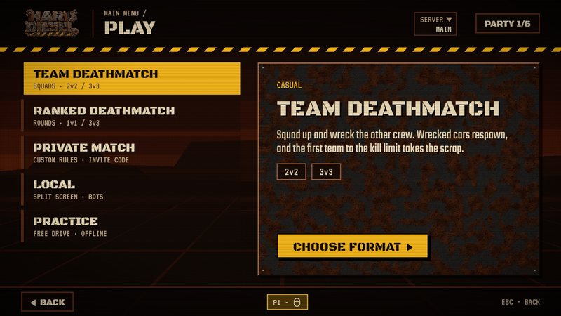 Picking a way to play