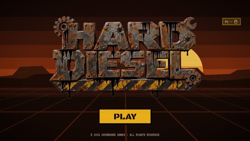 The title screen